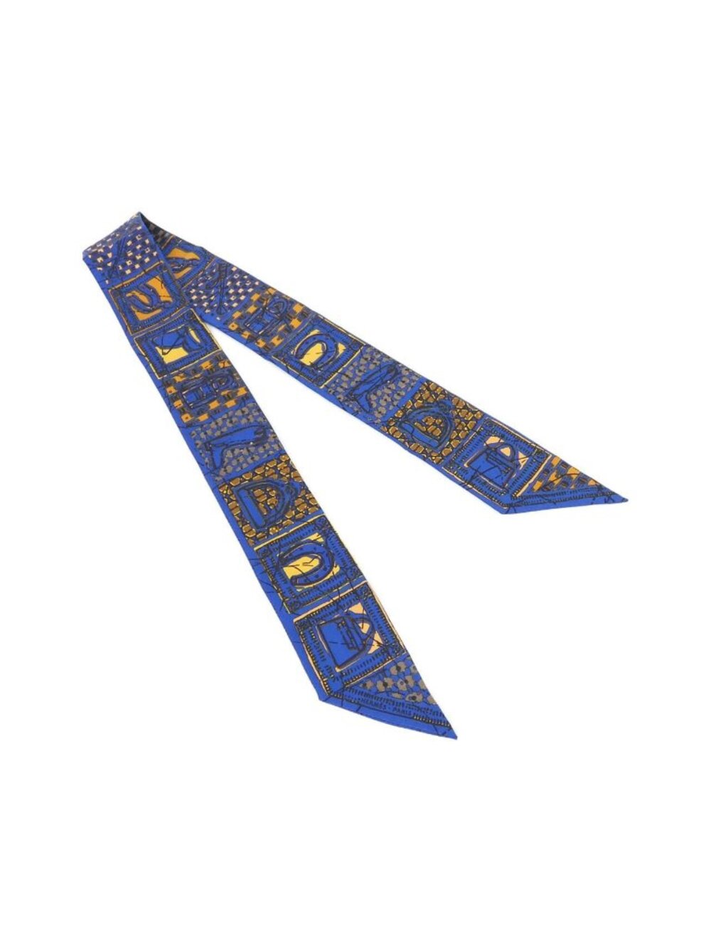 Hermes Twilly Scarf Blue
